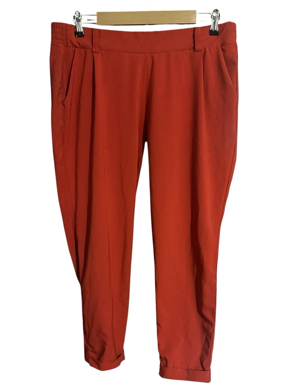 Torrid Crepe Tapered Pants Burnt Orange Size 1X